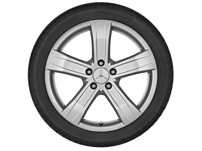 5-Speichen-Rad, 45,7 cm (18 Zoll), S-Klasse/ CL, 255/45 R18/, titansilber, B66474531