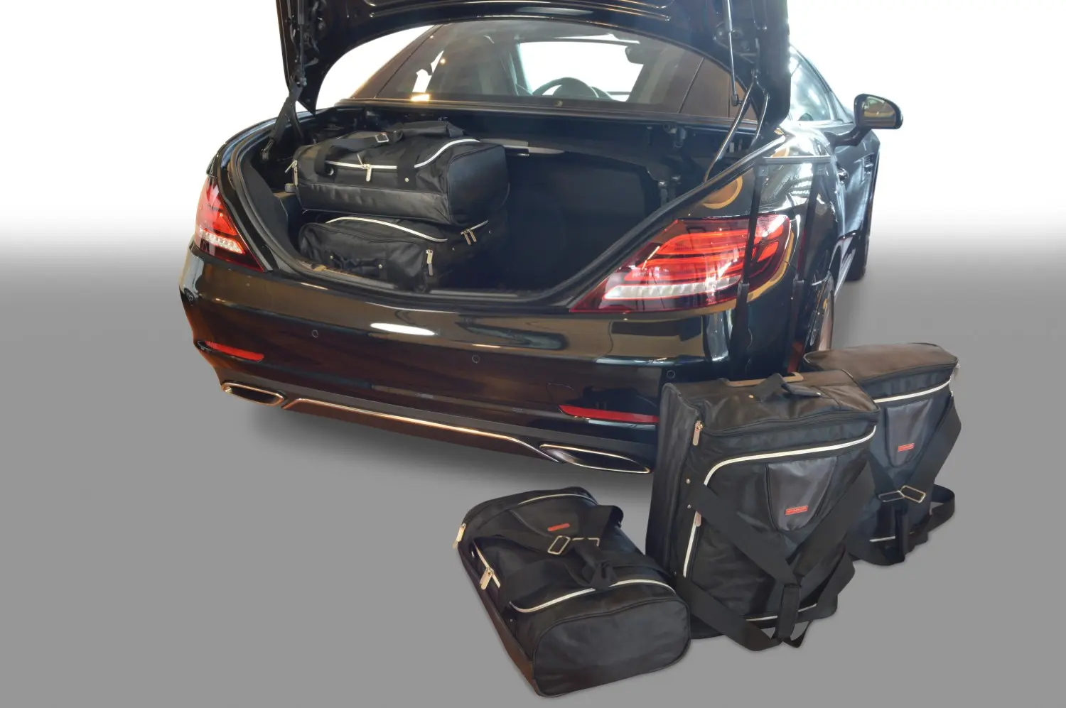 Reisetaschenset passend für Mercedes-Benz SLK - SLC (R172) 2011-2020 - Schwarz, CB-M23701S
