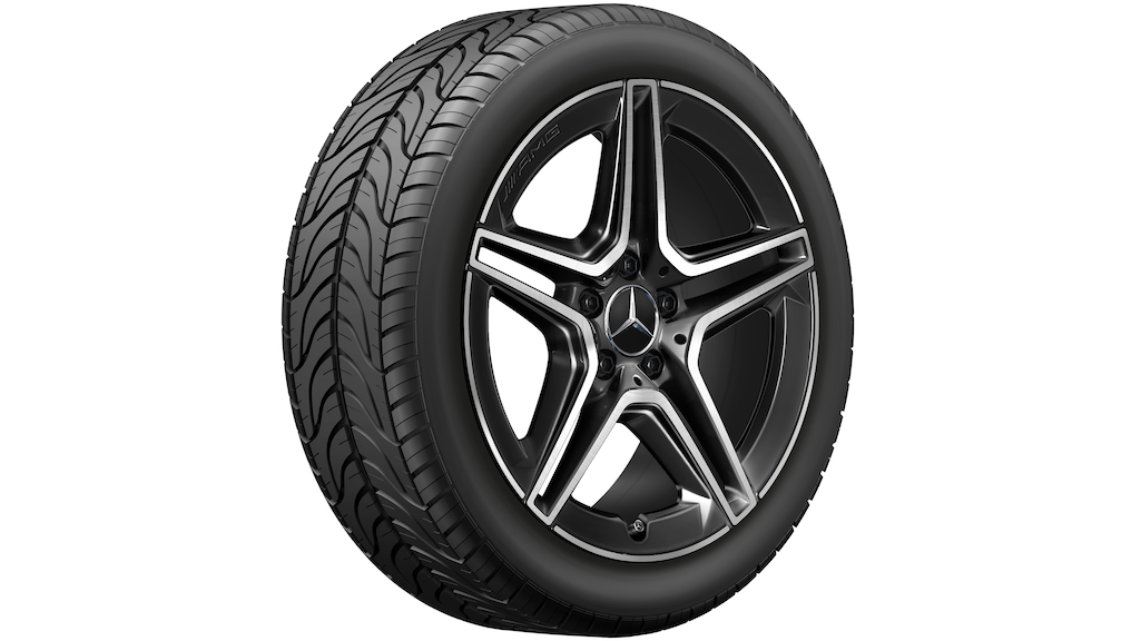 AMG 5-Doppelspeichen-Rad Schwarz Glanzgedreht AMG 5-Doppelspeichen-Rad Schwarz Glanzgedreht