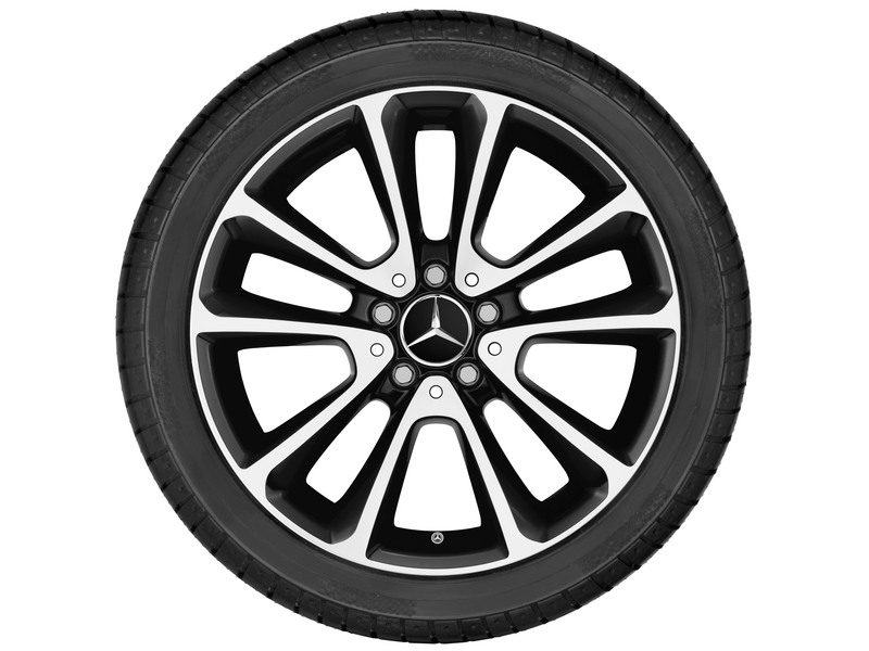 5-Doppelspeichen-Rad, E-Klasse, Goodyear, UltraGrip 8 Performance MO, 245/45 R18/100V, Winter, Q440141410400