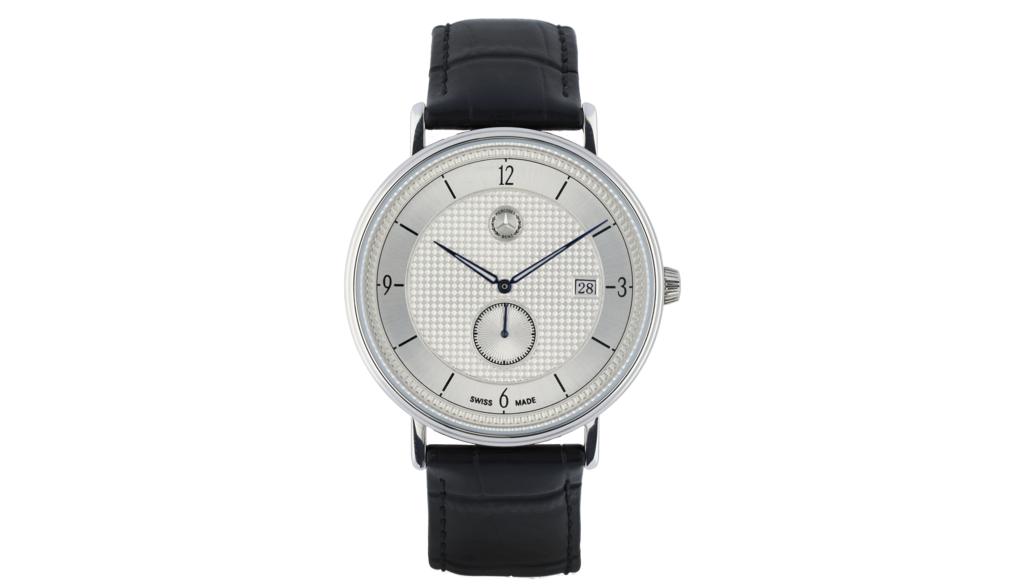 Wristwatch men, Classic small second, offwhite / blue / silver-colored, B66041928 Wristwatch men, Classic small second, offwhite / blue / silver-colored, B66041928