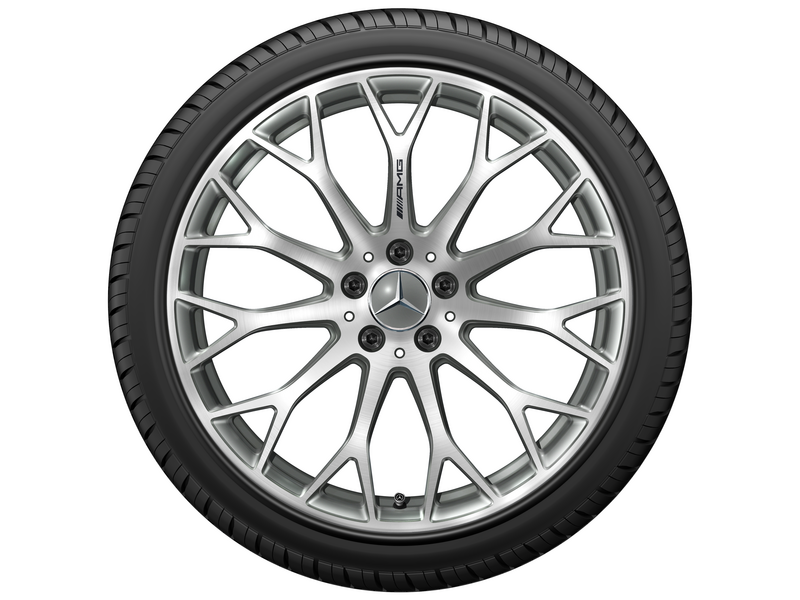 AMG Schmiederad im Kreuzspeichen-Design, 50,8 cm (20 Zoll), C-Klasse, 265/35 R20/, titangrau, A20640131007X21