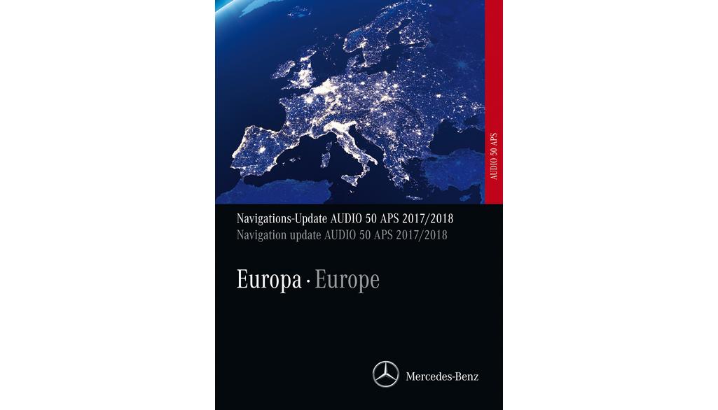 Navigations-DVD, Audio 50 APS, Europa, Version 2017/2018, - FINAL VERSION, GLK/ C-Klasse/ SLS AMG, A2048271900