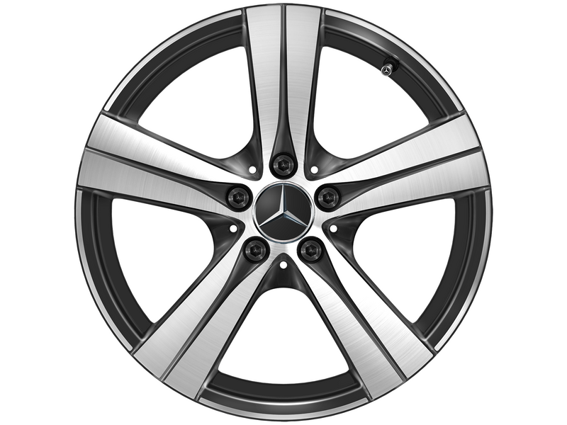 Cerchio a 5 razze, nero lucido, Pirelli, Cinturato P7 C2 MO, 225/45 R18 95Y XL, estivo, Q4402417102300J2021