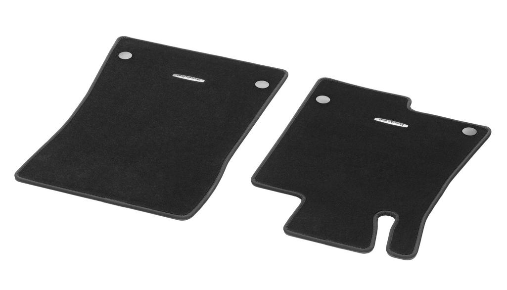 Tappetini in velluto CLASSIC, set, 2 pezzi, SLK-SLC, nero, A17268089009F87 Tappetini in velluto CLASSIC, set, 2 pezzi, SLK-SLC, nero, A17268089009F87
