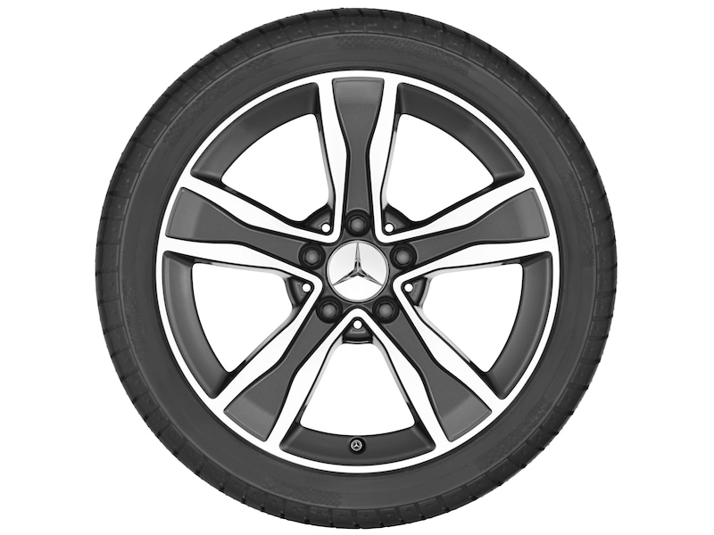 5-spoke wheel Tremolit-metallic polished, Continental, WinterContact TS 850 P MO, 225/50 R17 94H, Winter, Q4401411121900J2020