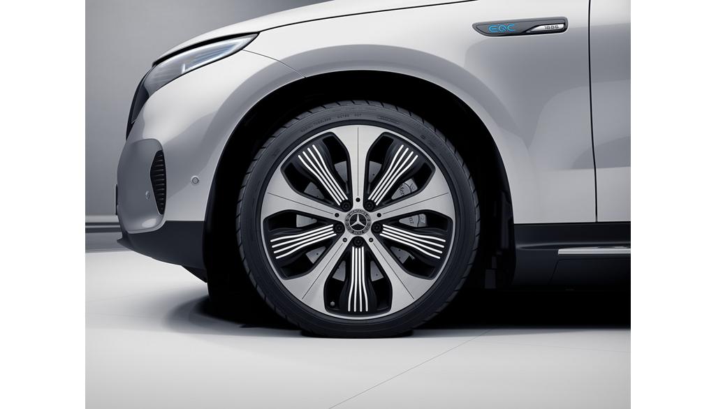 5-spaaks velg, met extra spaken, 50,8 cm (20 inch), hoogglans, GLC/ EQC, 255/45 R20/, wit, A29340105009Y80 5-spaaks velg, met extra spaken, 50,8 cm (20 inch), hoogglans, GLC/ EQC, 255/45 R20/, wit, A29340105009Y80