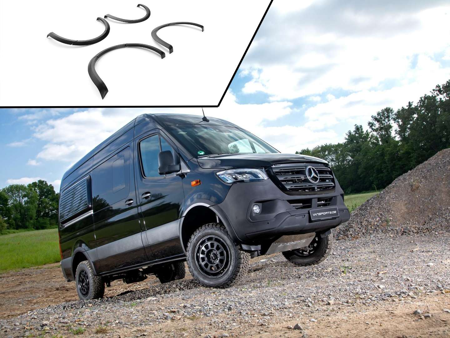 Estensioni per parafanghi Sprinter 907 e 910