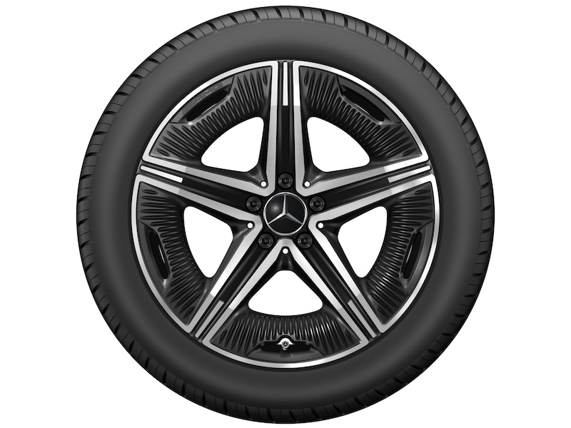 AMG 5-twin-spoke wheel, gloss black, Pirelli, W SottoZero 3 MO, 255/45 R19 104V XL, winter, Q4401417156700J2022