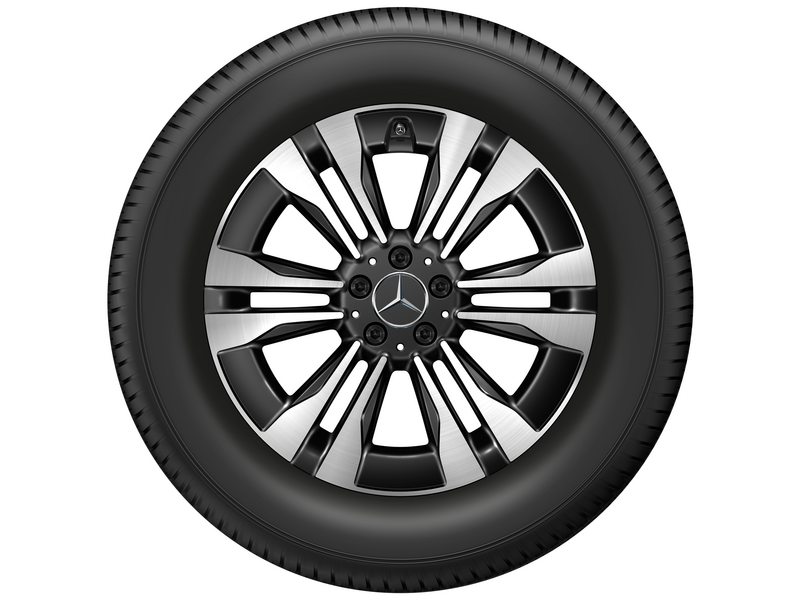 6-twin-spoke wheel, gloss black, Continental, WinterContact TS 850 P MO, 275/55 R19 111H, Winter, Q4403011102300J2021