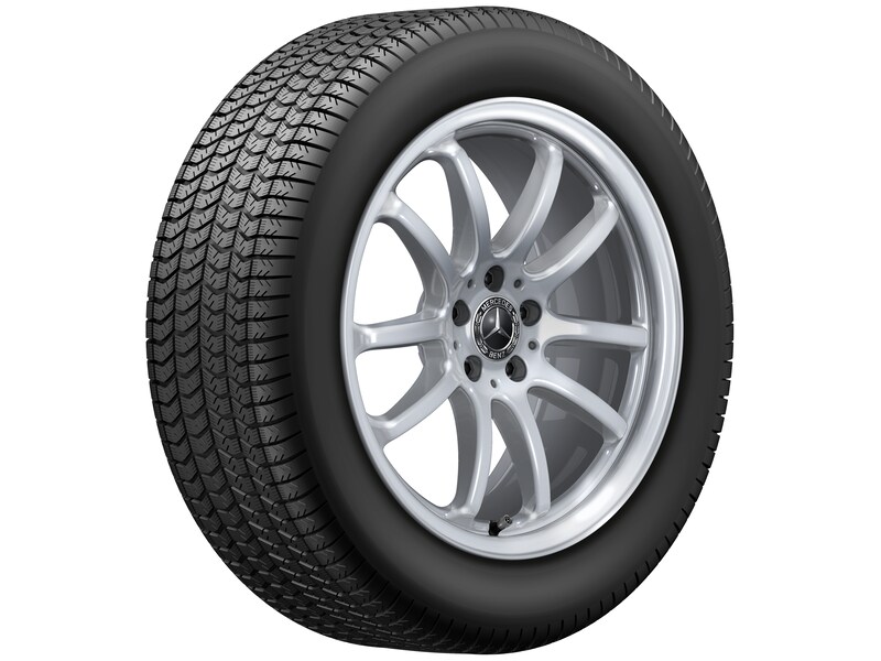 Vielspeichen-Rad Vanadiumsilber Lackiert, Goodyear, UltraGrip Performance + MO, 235/55 R19 105H XL, Winter, Q440141411020G1