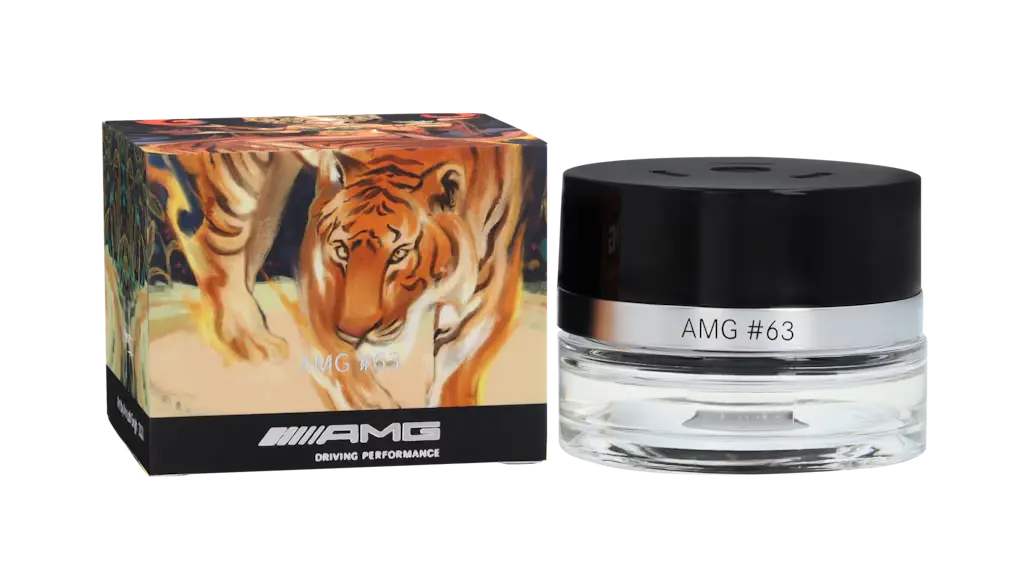 Flakon, AMG #63, transparent / schwarz, Glas, 15 ml, A2908991300 Flakon, AMG #63, transparent / schwarz, Glas, 15 ml, A2908991300