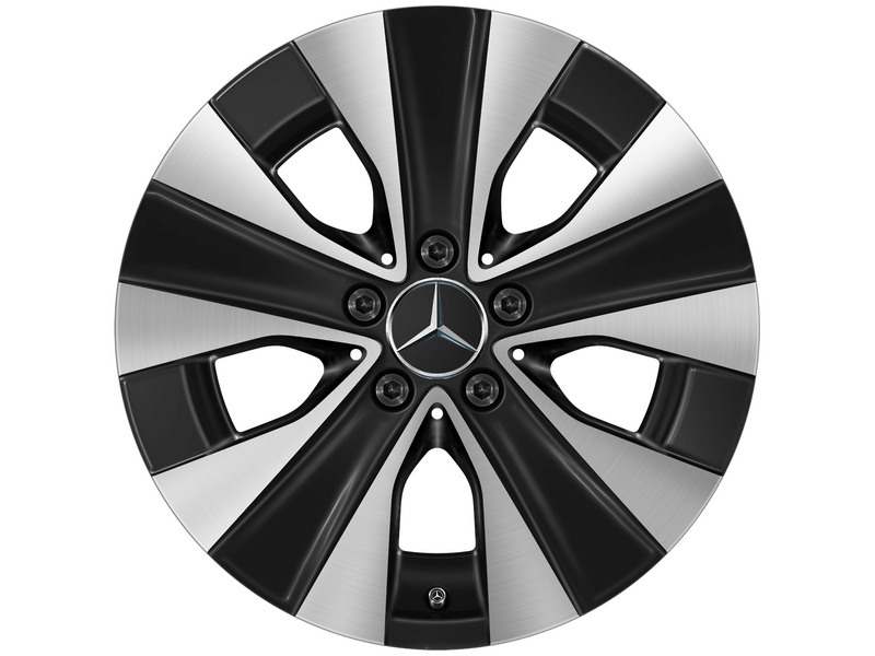 5-spoke wheel, gloss black, Goodyear, UltraGrip Performance+ MO-V, 245/55 R17 106H XL, winter, Q44019141000A