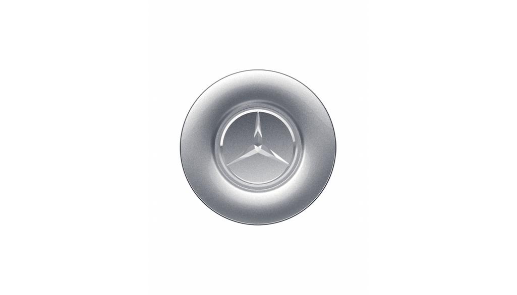 Wielnaafkap, groot, S-Klasse, zilverkleurig, A22240023007X15 Wielnaafkap, groot, S-Klasse, zilverkleurig, A22240023007X15