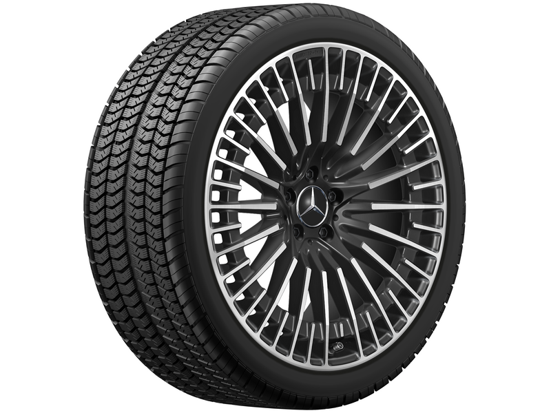 AMG multi-spoke wheel, 53.3 cm (21-inch), high-sheen, EQS, 265/40 R21/, black, A29740115007X23