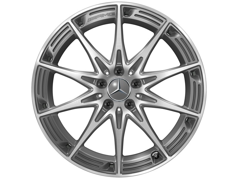 AMG 10-Speichen-Rad, glanzgedreht, AMG GT, 305/35 R20/, tantalgrau, A19240110007Y51