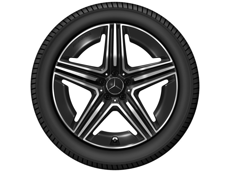 AMG 5-twin-spoke wheel, 50.8 cm (20-inch), high-sheen, GLC, 285/40 R20/, black, A25440107007X23