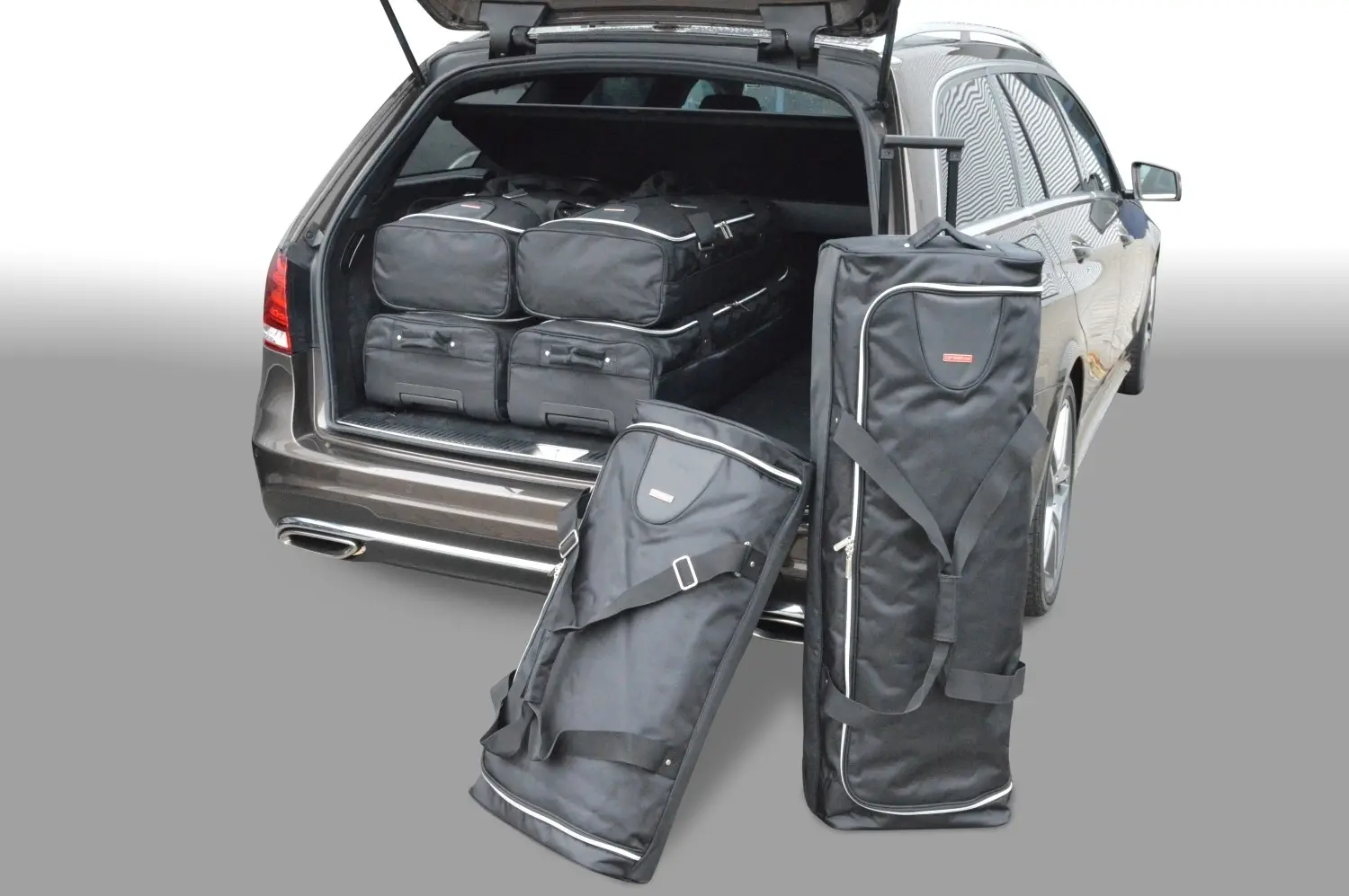 Set di borse da viaggio per Mercedes-Benz Classe E (S212) 2009-2016 - nero, CB-M20701S