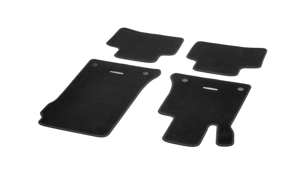 Veloursmatten CLASSIC, Satz, 4-teilig, GLK, schwarz, A20468059009F87