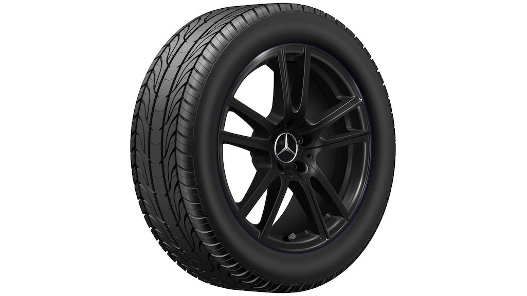 5-Doppelspeichen-Rad Schwarz, Continental, WinterContact TS 860 S MO, 225/55 R18 102H XL, Winter, Q440141113560