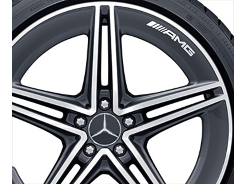 AMG 5-twin-spoke wheel, 50.8 cm (20-inch), high-sheen, E-Class, 265/35 R20/, tantalum gray, A21340171007Y51