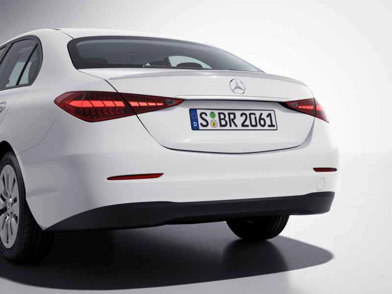 Spoiler posteriore, primerizzato, Classe C, A2067930100 Spoiler posteriore, primerizzato, Classe C, A2067930100