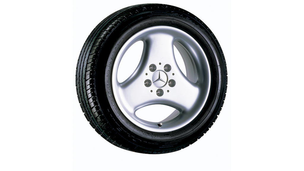 3-Speichen-Rad, Merope, 40,6 cm (16 Zoll), SLK-SLC, 225/50 R16/, silberfarben, B66470506 3-Speichen-Rad, Merope, 40,6 cm (16 Zoll), SLK-SLC, 225/50 R16/, silberfarben, B66470506