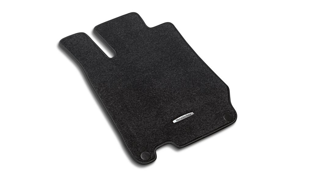 Veloursmatten CLASSIC, Satz, 2-teilig, SL, schwarz, B66294098