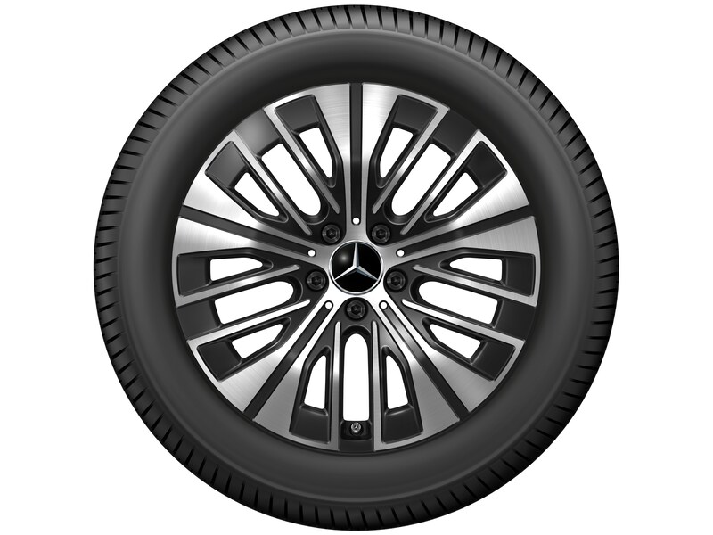 5 triple-spoke wheel, 45.7 cm (18 inch), EQB/ EQA, 235/55 R18/, black, A24340118007X23