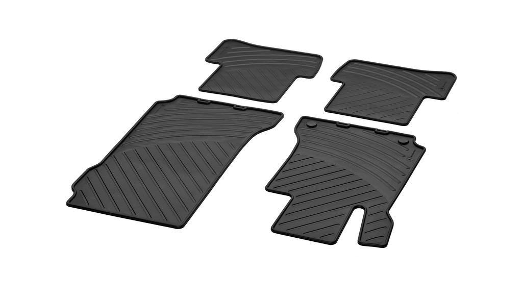 All-weather mats CLASSIC, set, 4-piece, C-Class, black, A20468010019G33