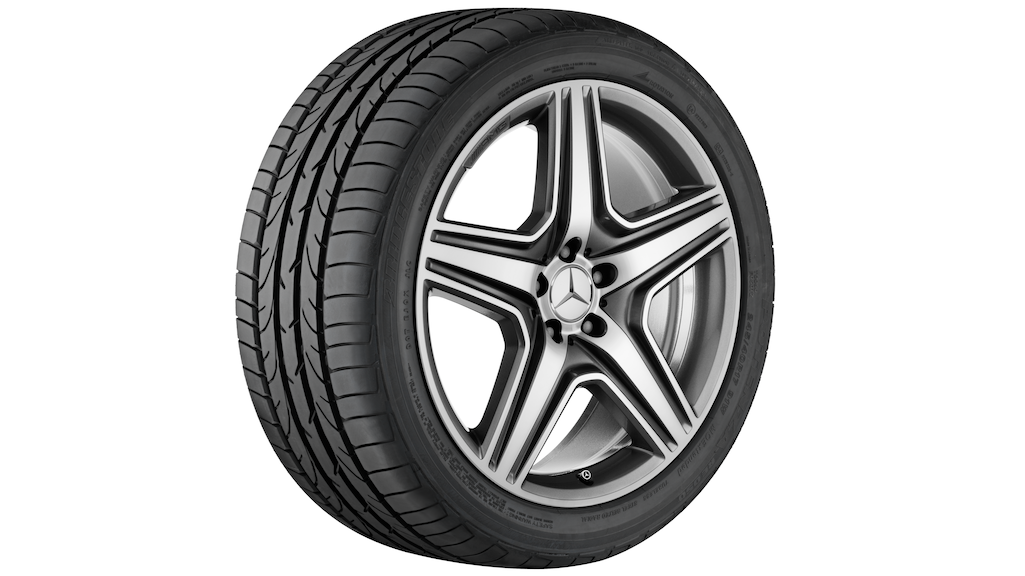 AMG 5-spoke wheel, titanium gray, Dunlop, SP WINTER SPORT 3D MO, 255/45 R20 105V XL, winter, Q4403012105900J2022