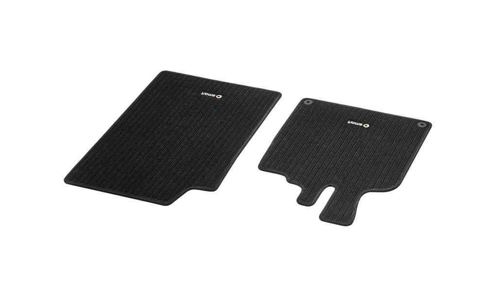 Tappetini di ricambio, set, 2 pezzi, smart, nero, A45168022489G32 Tappetini di ricambio, set, 2 pezzi, smart, nero, A45168022489G32