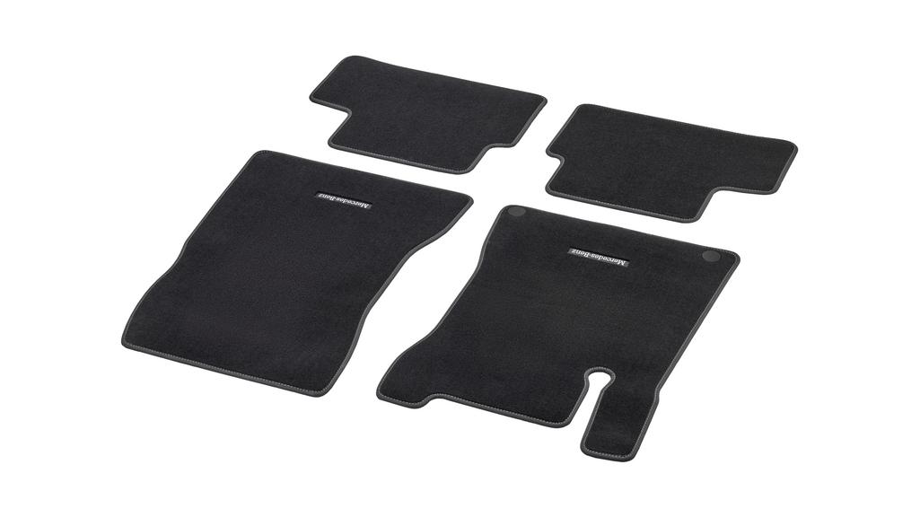 CLASSIC veloursmatten, set, 4-delig, alpacagrijs doorstikt, B-Klasse/GLA, zwart, A24768049067E80 CLASSIC veloursmatten, set, 4-delig, alpacagrijs doorstikt, B-Klasse/GLA, zwart, A24768049067E80