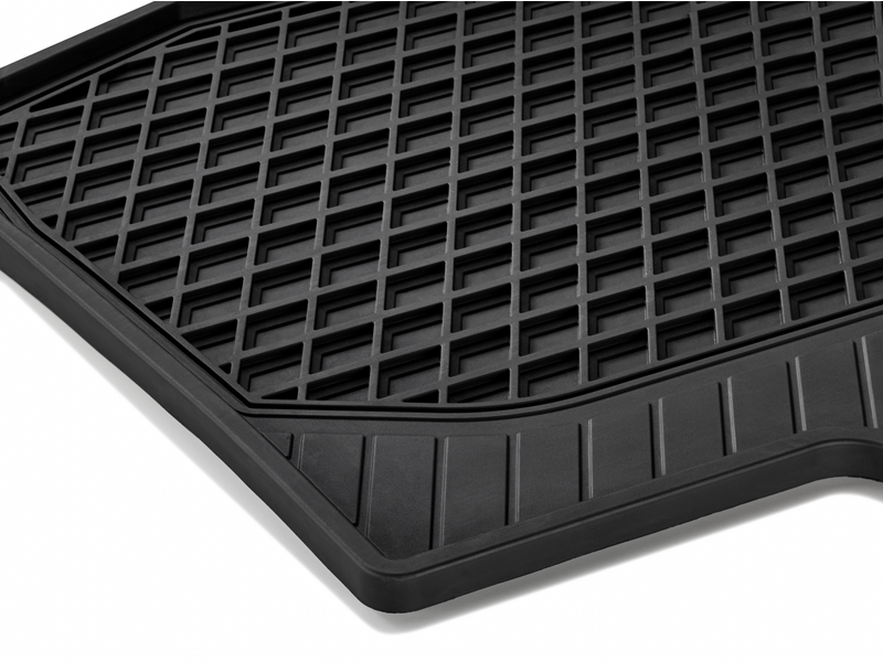 CLASSIC all-weather mats, rear, 2-piece, length 1, T-Class/ Citan/eCitan, black, A42068008009G33