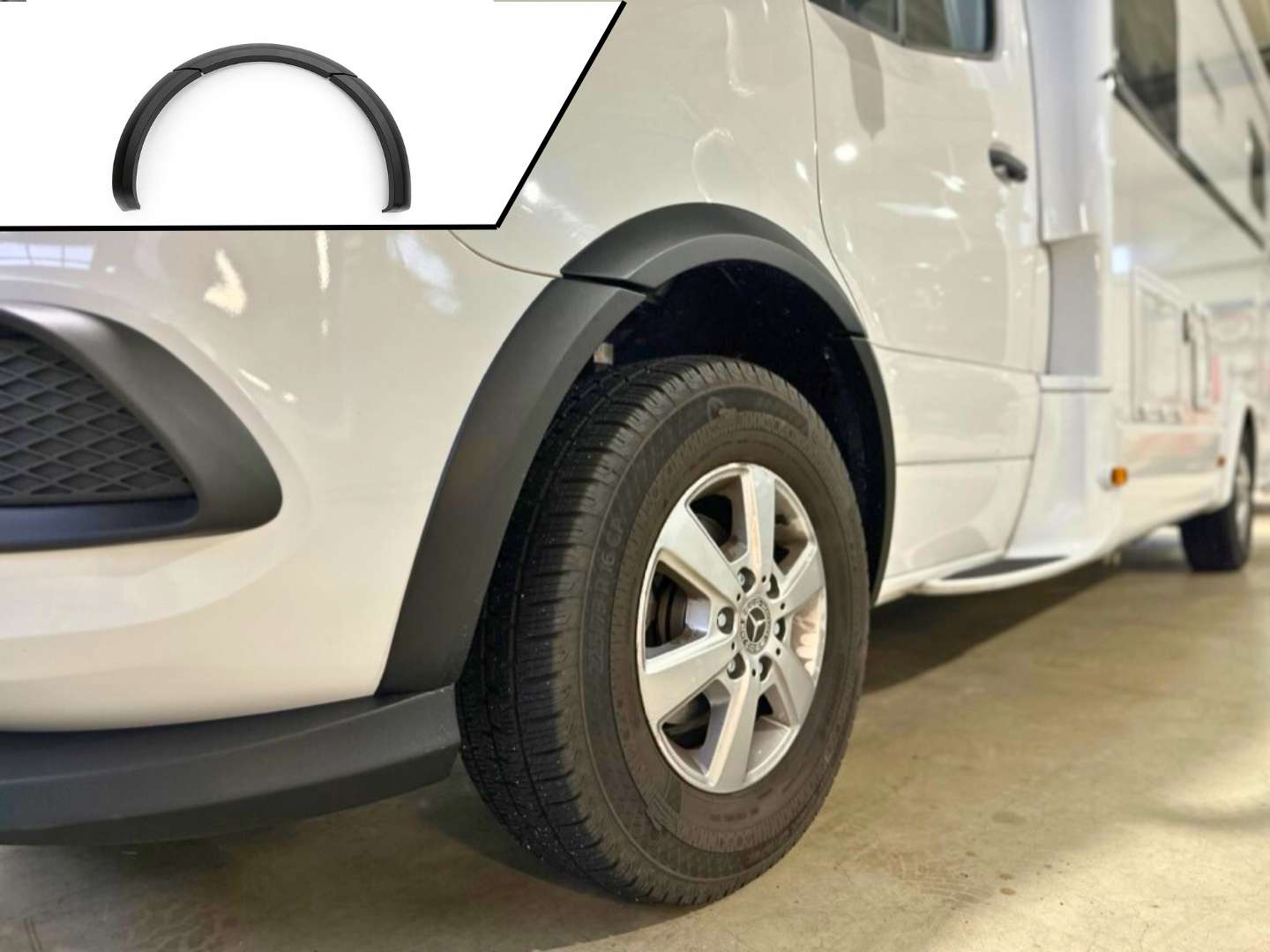 Kotflügelverbreiterung für Sprinter 907 und 910, für teilintegrierte Fahrzeuge, VS-907_88_701_3_V