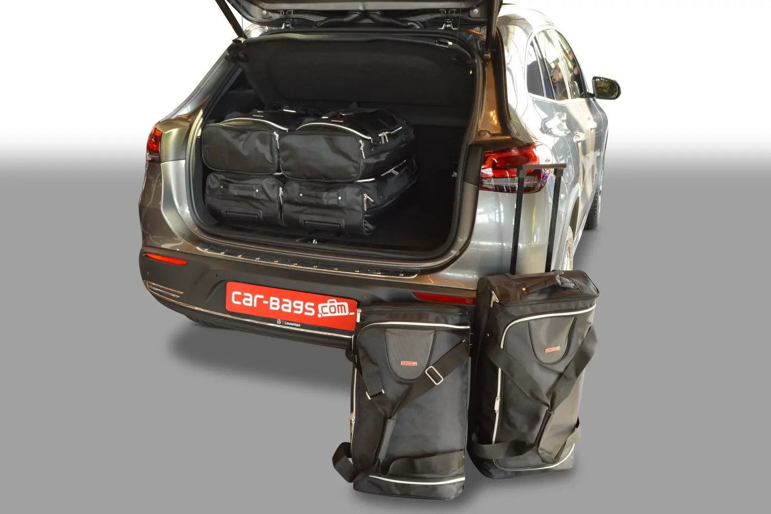 Travel bag set suitable for Mercedes-Benz EQA (H243) 2021-today - Black, CB-M25101S