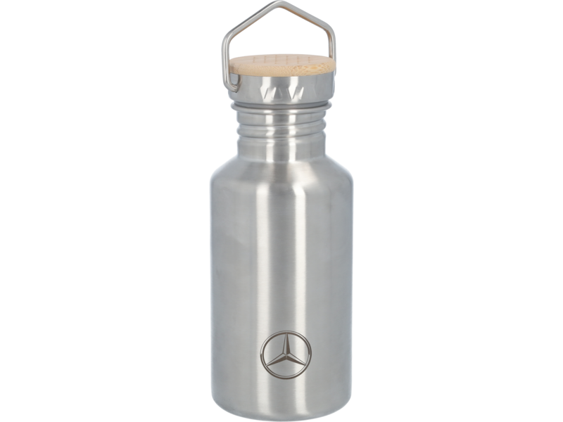 Trinkflasche Kinder, Mercedes-Benz, blau / silberfarben, B66959675