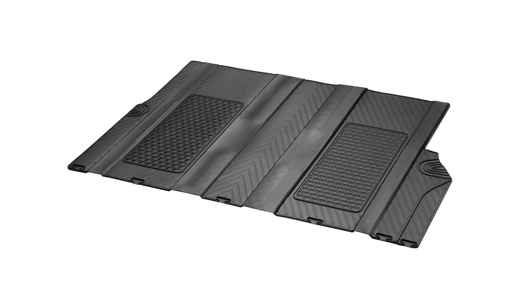 All-weather mats, passenger compartment, guest compartment II, for double and single rail, 1-piece, Viano/Vito/eVito, black, A6396806648