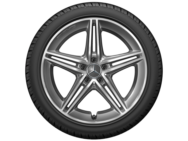AMG 5-Doppelspeichen-Rad, 50,8 cm (20 Zoll), glanzgedreht, AMG GT, 295/35 R20/, tantalgrau, A29040105007Y51