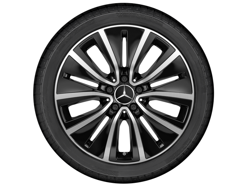 10-gaats velg, 45,7 cm (18 inch), hoogglans, CLS, 245/45 R18/, zwart, A25740107007X23