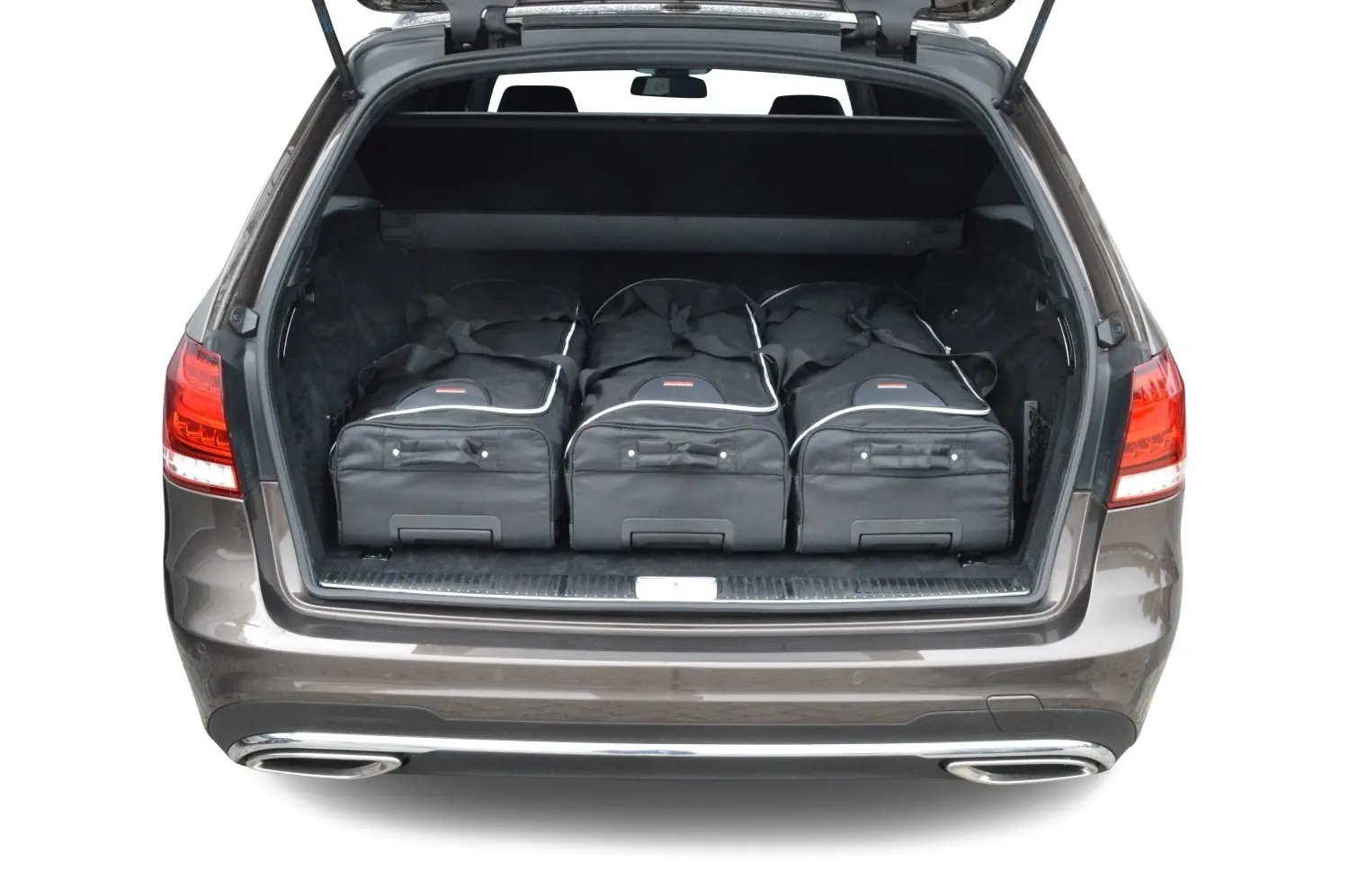 Set di borse da viaggio per Mercedes-Benz Classe E (S212) 2009-2016 - nero, CB-M20701S