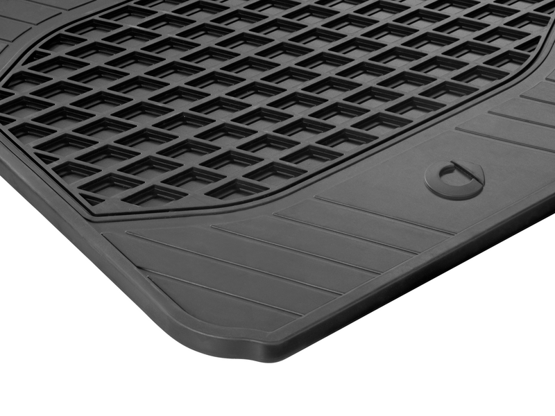 All-weather mats, driver/passenger mat, 2-piece, smart, black, A45368065039G33