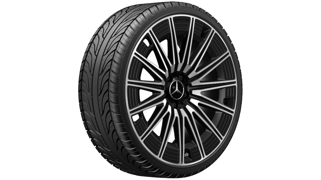 AMG Vielspeichen-Rad Schwarz Glanzgedreht AMG Vielspeichen-Rad Schwarz Glanzgedreht