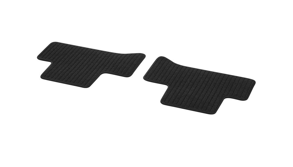 Rep mats CLASSIC, rear, 2-piece, EQA, black, A24368006019G32