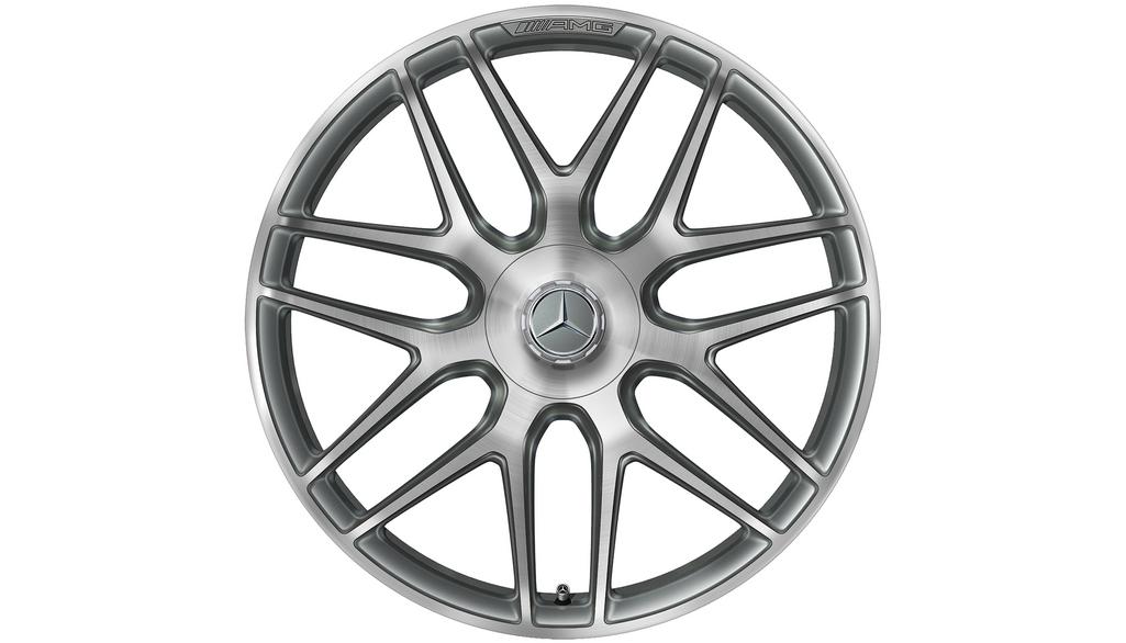 AMG-gesmede velg in kruisspaakdesign, 48,3 cm (19 inch), hoogglans, CLA, 255/35 R19/, titaniumgrijs, A17740124007X21