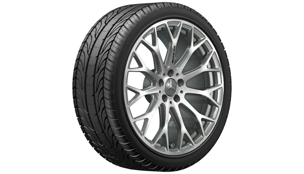 AMG gesmede velg in kruisspaaks design, 50,8 cm (20 inch), C-Klasse, 265/35 R20/, titaniumgrijs, A20640131007X21 AMG gesmede velg in kruisspaaks design, 50,8 cm (20 inch), C-Klasse, 265/35 R20/, titaniumgrijs, A20640131007X21