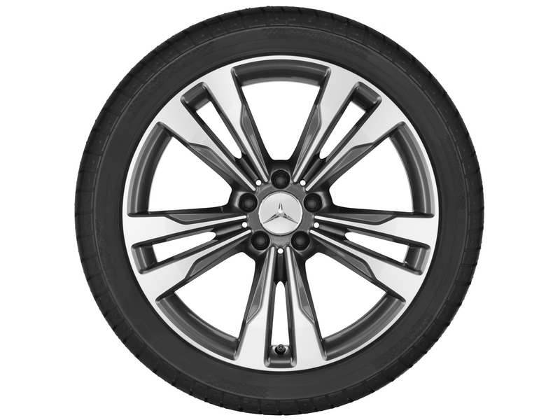 5-twin-spoke wheel, 48.3 cm (19-inch), high-sheen, CLS, 285/30 R19/, gray Himalaya, A21840126027X21