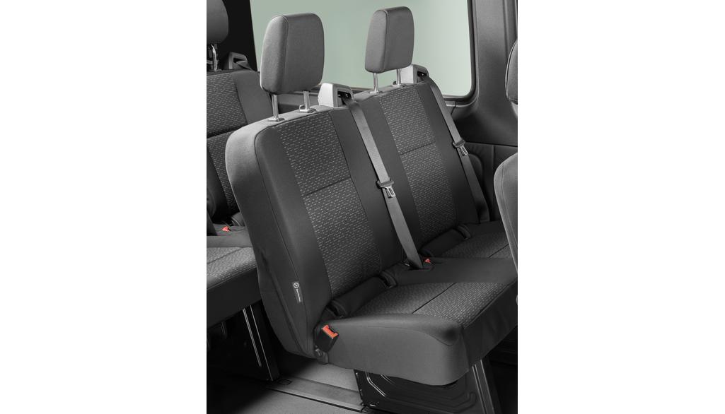 Seat cover, 2-seater bench seat, comfort, passenger compartment, Sprinter, black, A9079704300