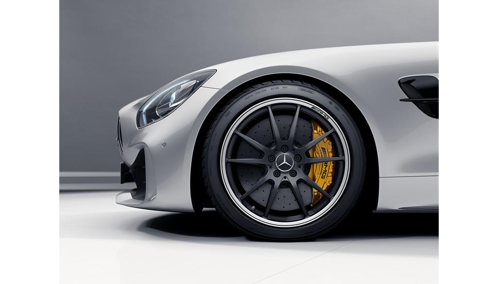 AMG Schmiederad im 5-Doppelspeichen-Design, 50,8 cm (20 Zoll), Felgenhorn glanzgedreht, AMG GT, 325/30 R20/, schwarz matt, A19040123007X71