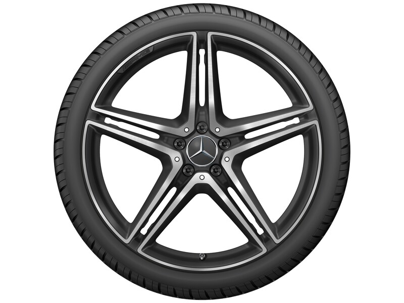 AMG multi-spoke wheel, black matt, Michelin, Pilot Alpin 5 MO1, 285/35 R21 108V XL, winter, Q4401415136300J2022